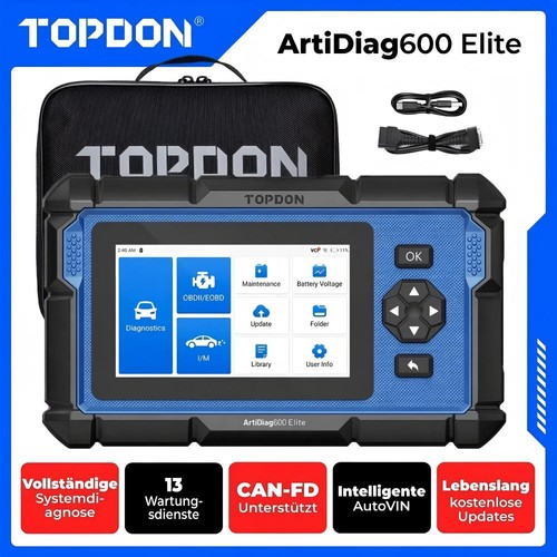Topdon ad600 elite kfz - topdon,