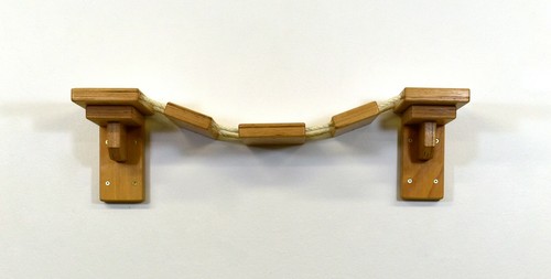 Katzen hängebrücke mit - katzen,