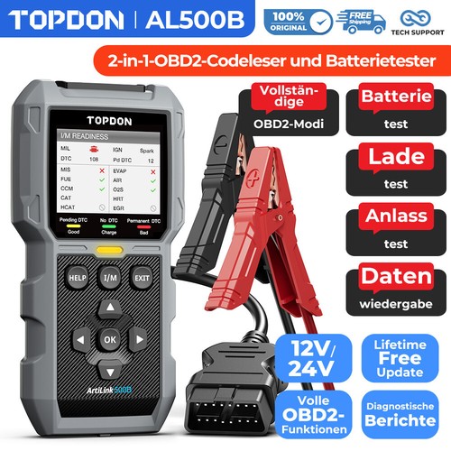 Hot topdon al500b kfz obd2 - hot,